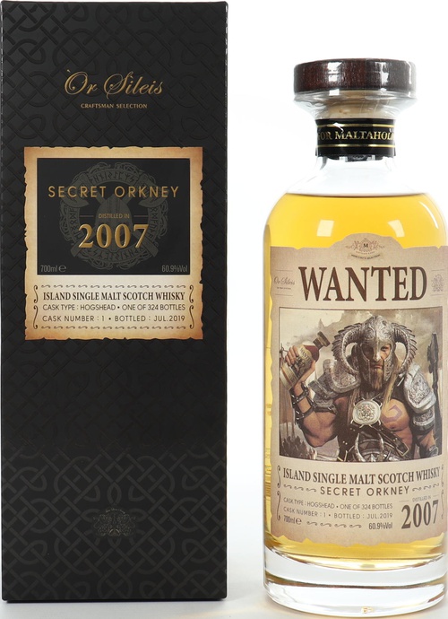 Secret Orkney 2007 OrSe Wanted #1 60.9% 700ml