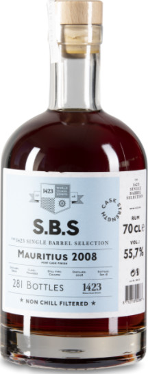 S.B.S 2008 Mauritius 10yo 55.7% 700ml
