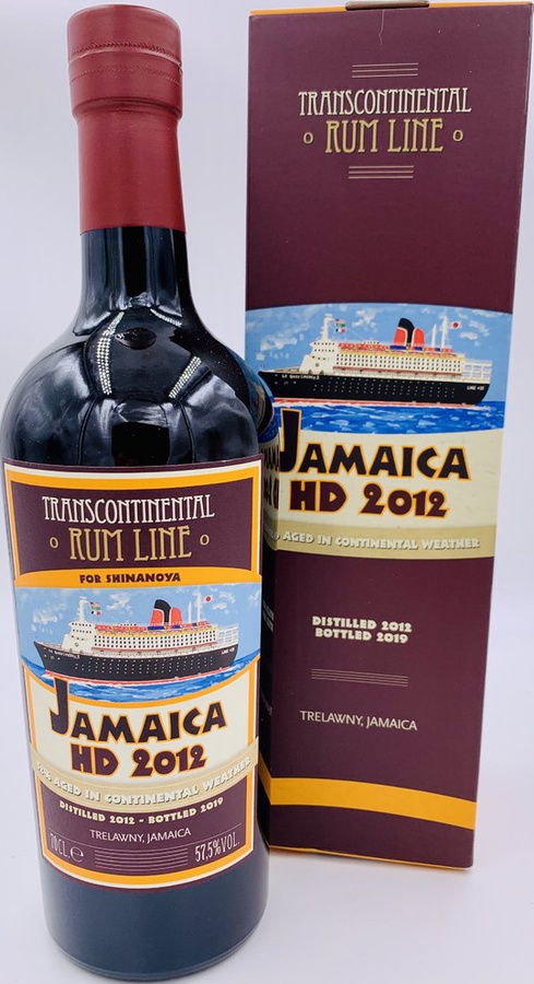 Transcontinental Rum Line 2012 HD Jamaica Line #31 6yo 57.5% 700ml