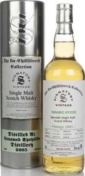 Unnamed Speyside 2005 SV The Un-Chillfiltered Collection DRU 17/A106 58 46% 700ml