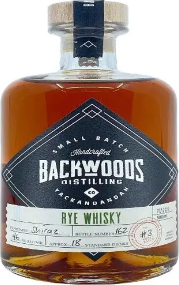 Backwoods Distilling Rye Whisky Batch 2 45% 500ml