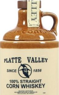 Platte Valley 100% Straight Corn Whisky Ceramic Jug 40% 200ml