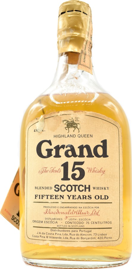 Highland Queen 15yo Grand 43% 750ml
