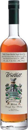 Willett 4yo Family Estate Bottled Single Barrel Rye #101 55% 750ml