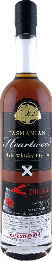 Heartwood Dregs Volume 4 too many to mention 58% 500ml