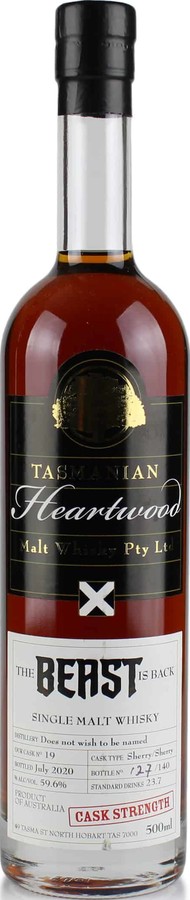 Heartwood The Beast is Back Sherry #19 59.6% 500ml