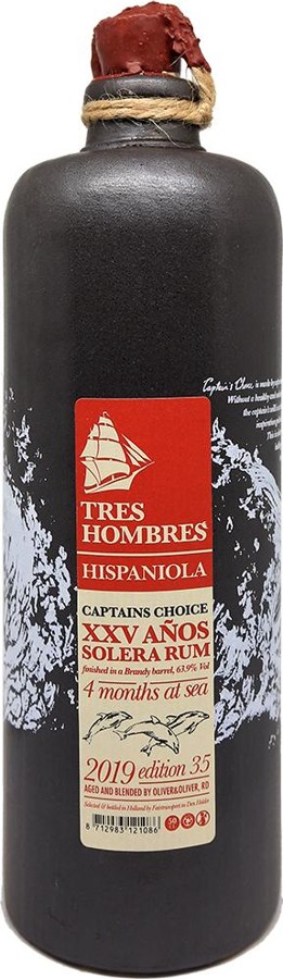 Tres Hombres 1994 Edition 35 Captain's Choice Hispaniola 25yo 63.9% 500ml