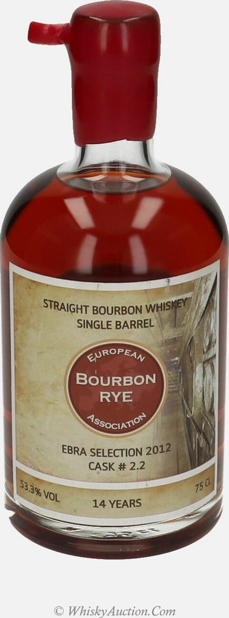 Straight Bourbon Whisky 14yo EBRA EBRA Selection 2012 53.3% 750ml