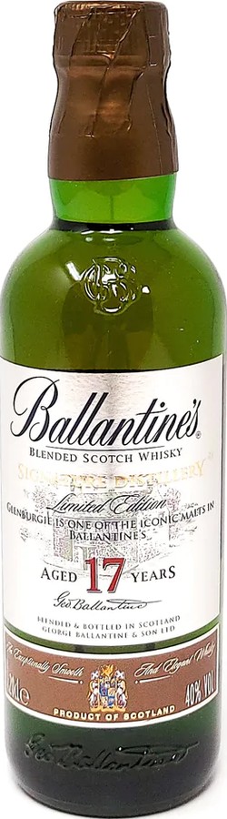 Ballantine's 17yo Signature Distillery Glenburgie 40% 200ml