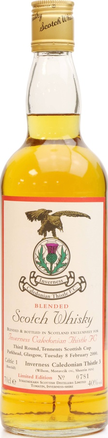 Inverness Caledonian Thistle F.C. Blended Scotch Whisky SSD Inverness Caledonian Thistle 40% 700ml