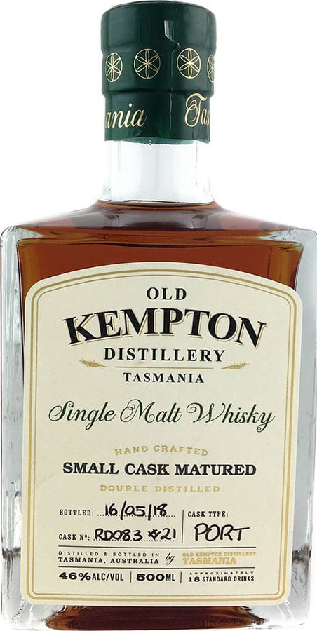 Old Kempton Small Cask Matured Port RD083 46% 500ml