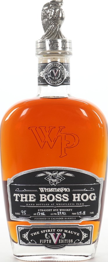 WhistlePig The Boss Hog 5th Edition The Spirit of Mauve Calvados Cask Finish #22 57.9% 750ml