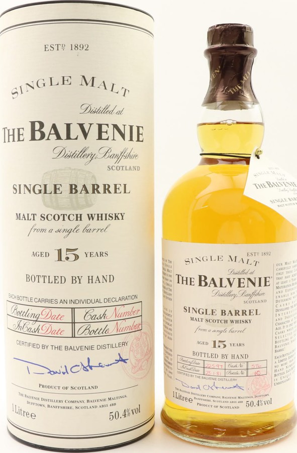 Balvenie 15yo Single Barrel #433 50.4% 700ml