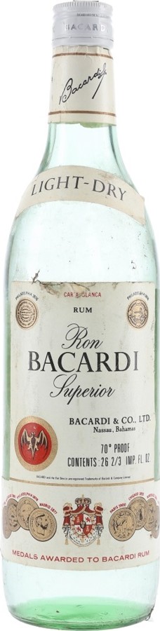 Bacardi Carta Blanca Superior Light Dry 35% 750ml