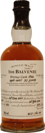 Balvenie 1966 Vintage Cask #1903 45.5% 700ml