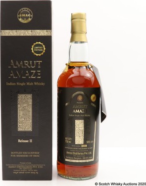 Amrut Amaze Release II Batch 02 SMAC Single malt amateur club 50% 750ml