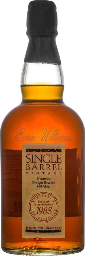 Evan Williams 1988 Single Barrel Vintage American Oak #048 43.3% 750ml