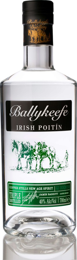 Ballykeefe Distillery Irish Poitin Triple Distilled 40% 700ml
