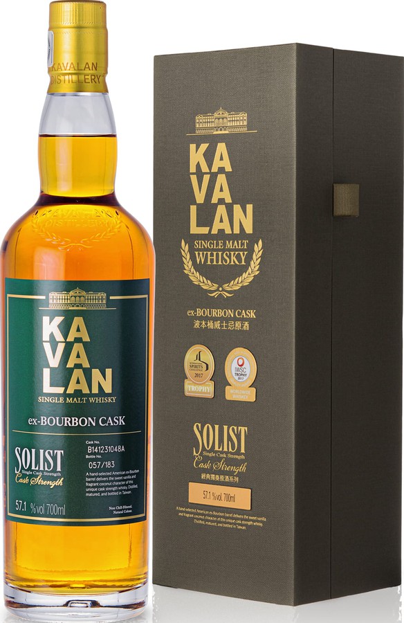 Kavalan Solist Ex-Bourbon Cask B141217158A 57.1% 700ml