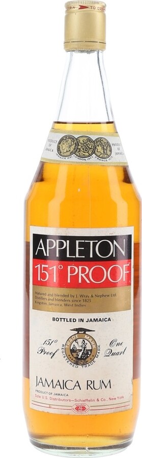Appleton Estate 151 Proof Jamaica 75.5% 946ml