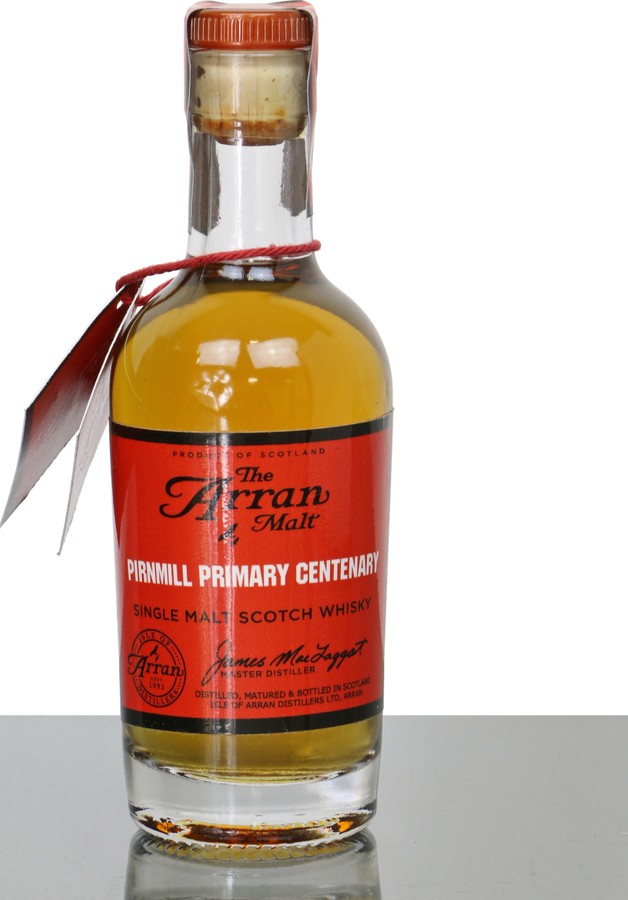 Arran Pirnmill Primary Centenary Limited Edition Bottling 49% 200ml