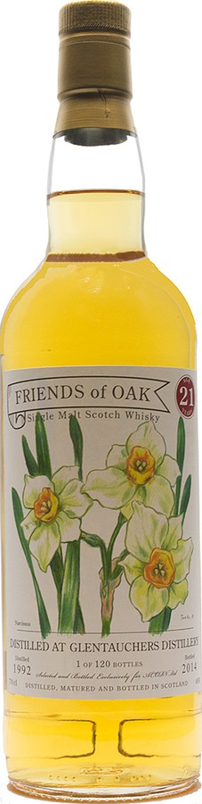 Glentauchers 1992 Ac Friends of Oak 46% 700ml