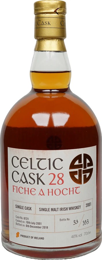Celtic Cask 2001 Fiche A Hocht 28 Single Cask #6721 46% 700ml