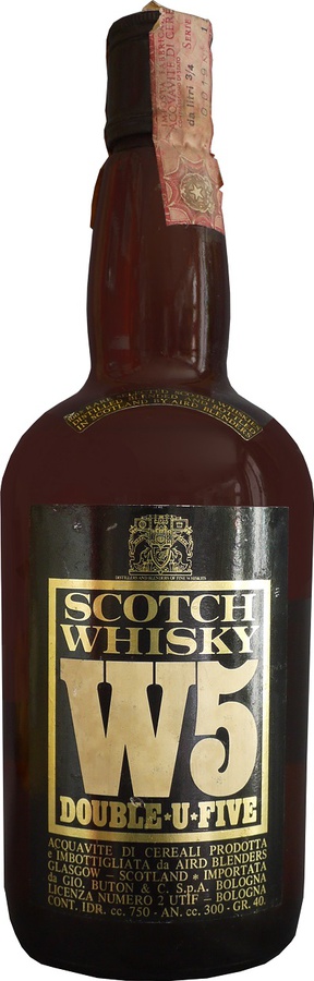 W5 Double-U-Five Scotch Whisky 40% 750ml