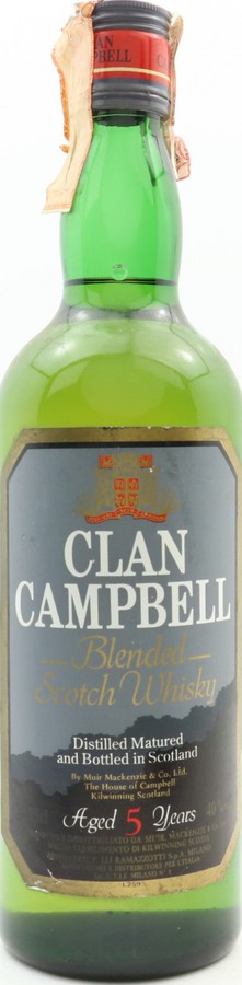 Clan Campbell 5yo Blended Scotch Whisky 40% 750ml