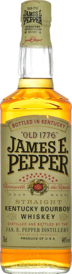 James E. Pepper Straight Kentucky Bourbon Whisky White Oak 40% 700ml