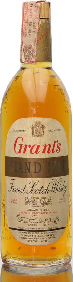 Grant's Stand Fast Blended Scotch Whisky 43% 750ml