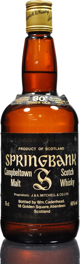Springbank 1950 CA Dumpy Bottle 46% 750ml