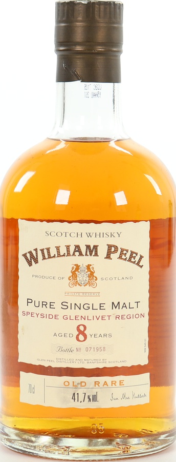 William Peel 8yo Old Rare 41.7% 700ml