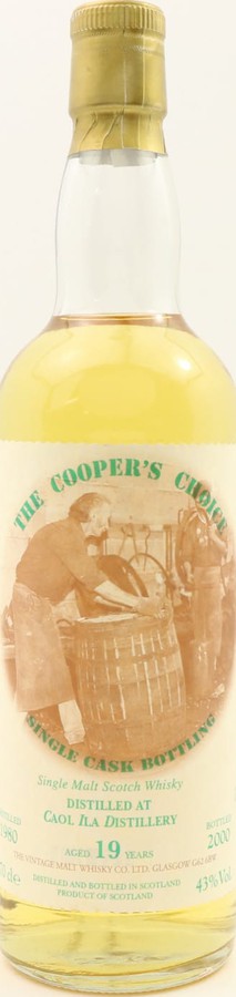 Caol Ila 1980 VM The Cooper's Choice 43% 700ml