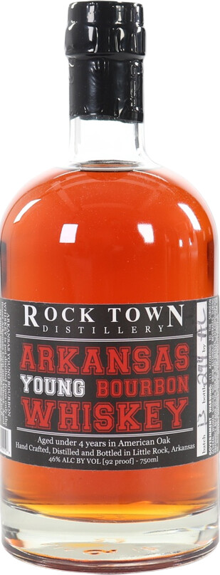 Rock Town Arkansas Young Bourbon Whisky American White Oak 46% 750ml