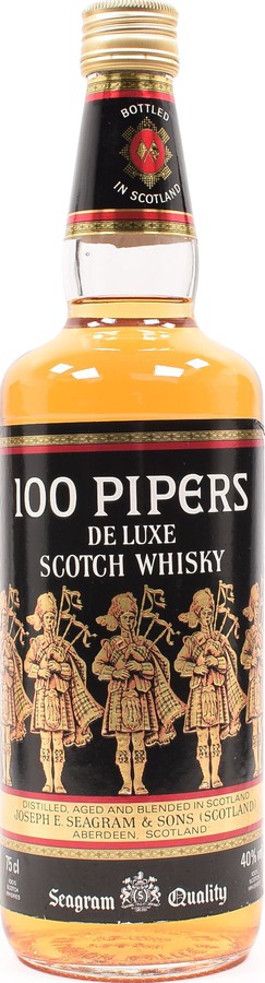 100 Pipers De Luxe Scotch Whisky 40% 750ml
