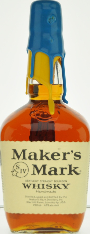 Maker's Mark Blue Yellow Wax 45% 750ml
