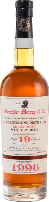 Allt-A-Bhainne 1996 AMC Bourbon Cask 43% 750ml