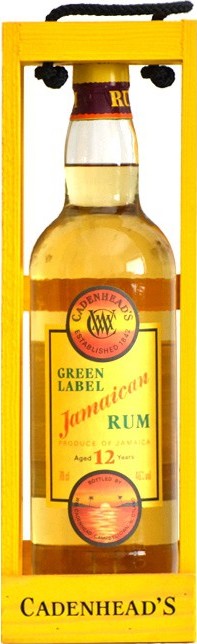 Cadenhead's Green Label Jamaican Wooden Box 12yo 46% 700ml