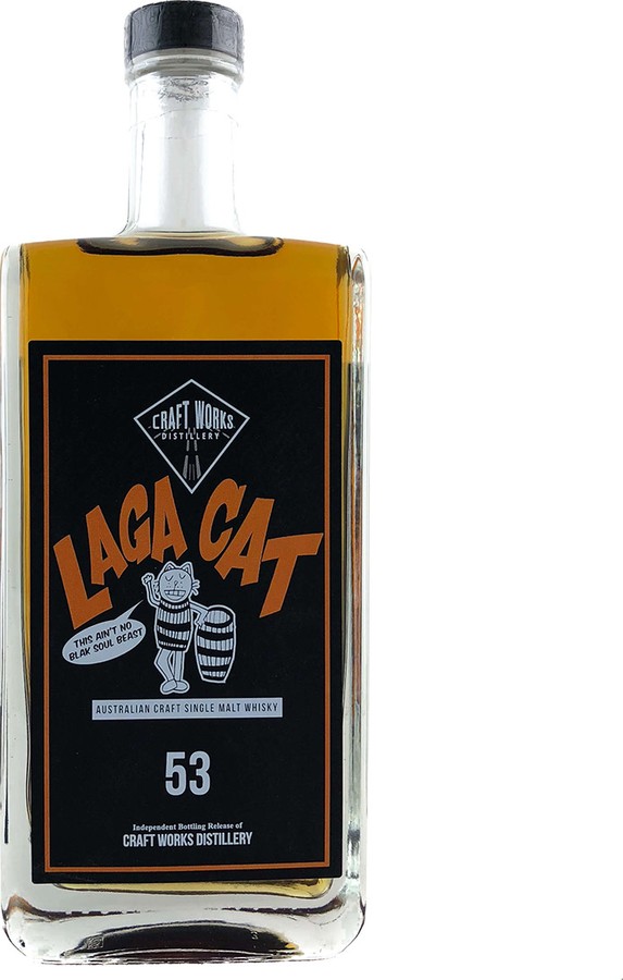 Craft Works Laga Cat 53 American Oak Whisky Muscat 53% 500ml