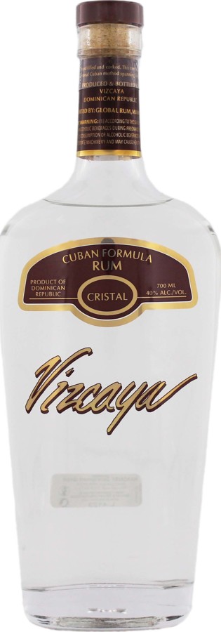 Vizcaya Cristal Cuban Formula 40% 700ml