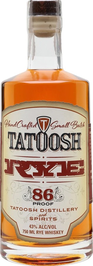 Tatoosh Rye Small Batch 43% 750ml
