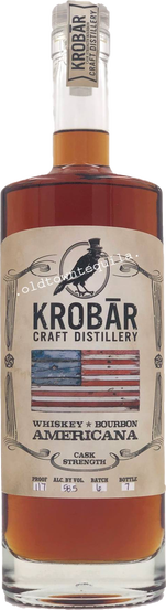 Krobar Cask Strength charred new american oak 58.5% 750ml
