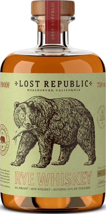 Lost Republic Rye Whisky 45% 750ml