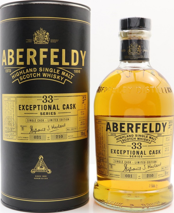 Aberfeldy 1983 Exceptional Cask Series #3170 51.6% 700ml