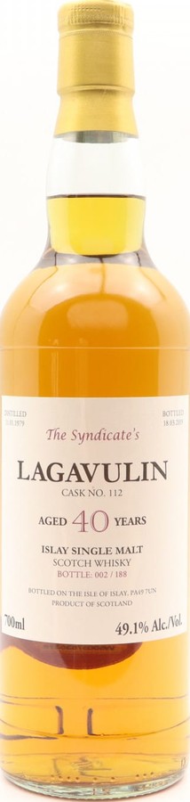Lagavulin 1979 MM The Syndicate's #112 49.1% 700ml