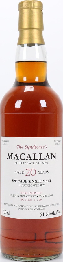 Macallan 1990 MM The Syndicate's Sherry Cask #6898 51.6% 700ml
