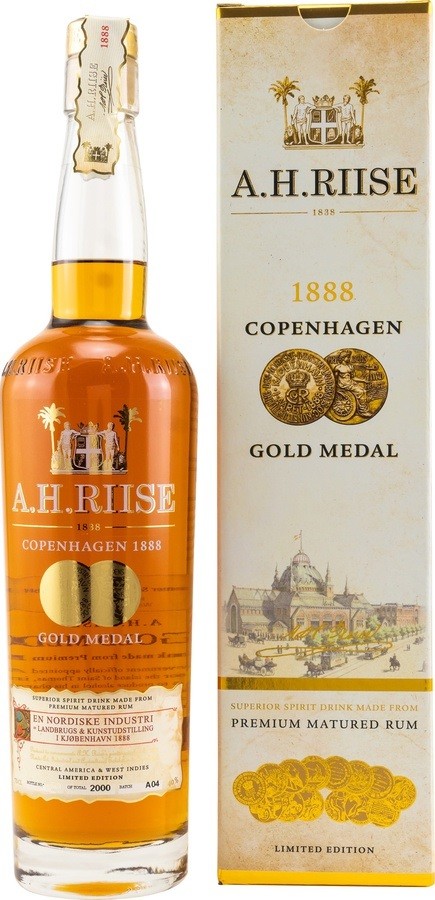 A.H. Riise XO Copenhagen Gold Medal 40% 700ml
