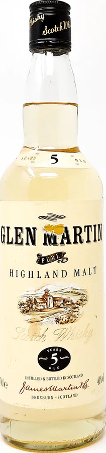 Glen Martin 5yo JM&C Pure Highland Malt 40% 700ml