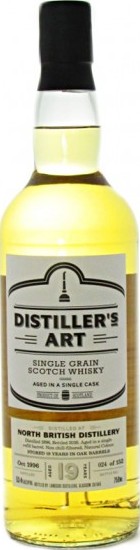 North British 1996 LsD Distiller's Art Refill Barrel 53.4% 750ml